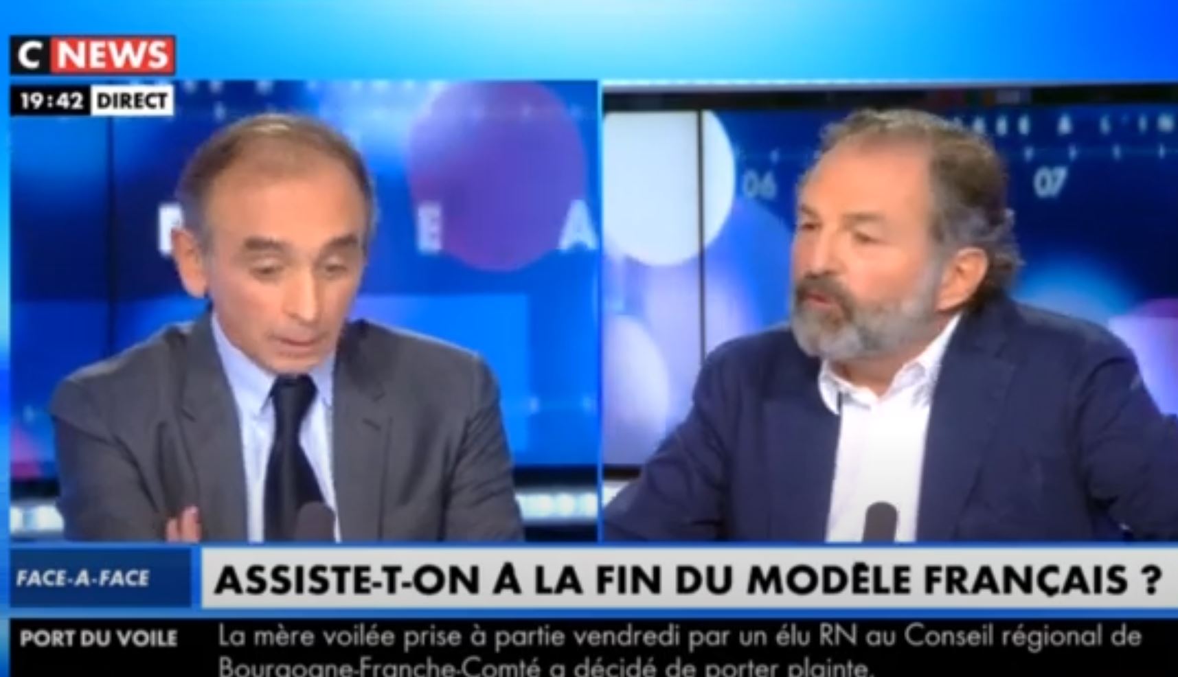 Eric Zemmour face à Denis Olivennes