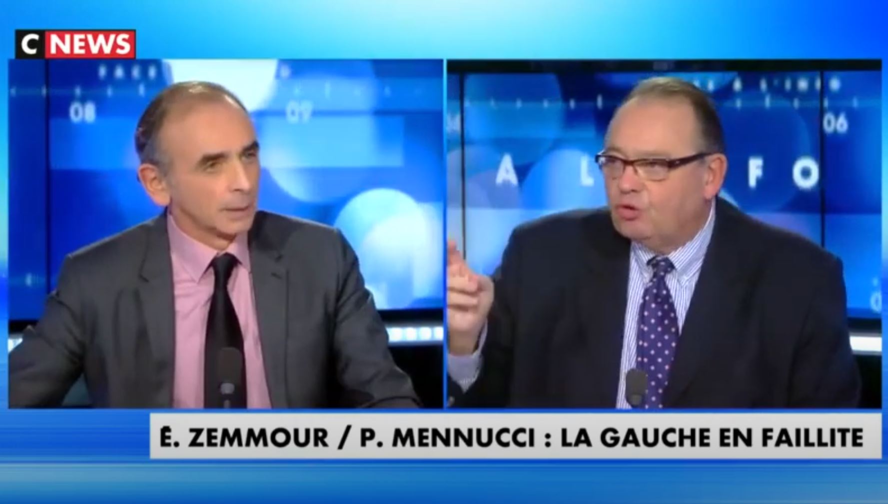 Eric Zemmour face à Patrick Mennuci