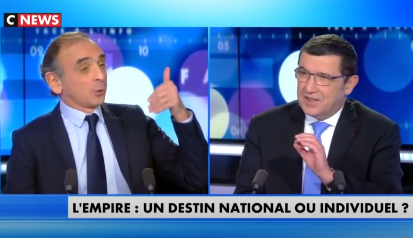 Eric Zemmour face à Thierry Lentz