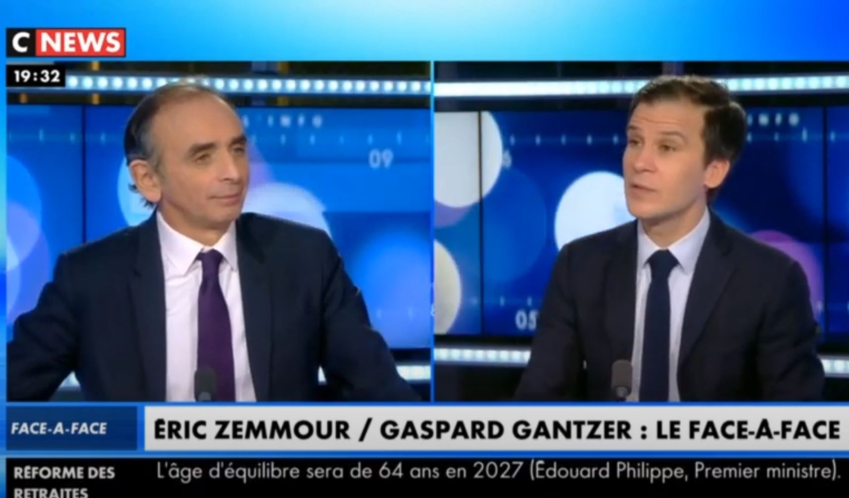 Eric Zemmour face à Gaspard Gantzer