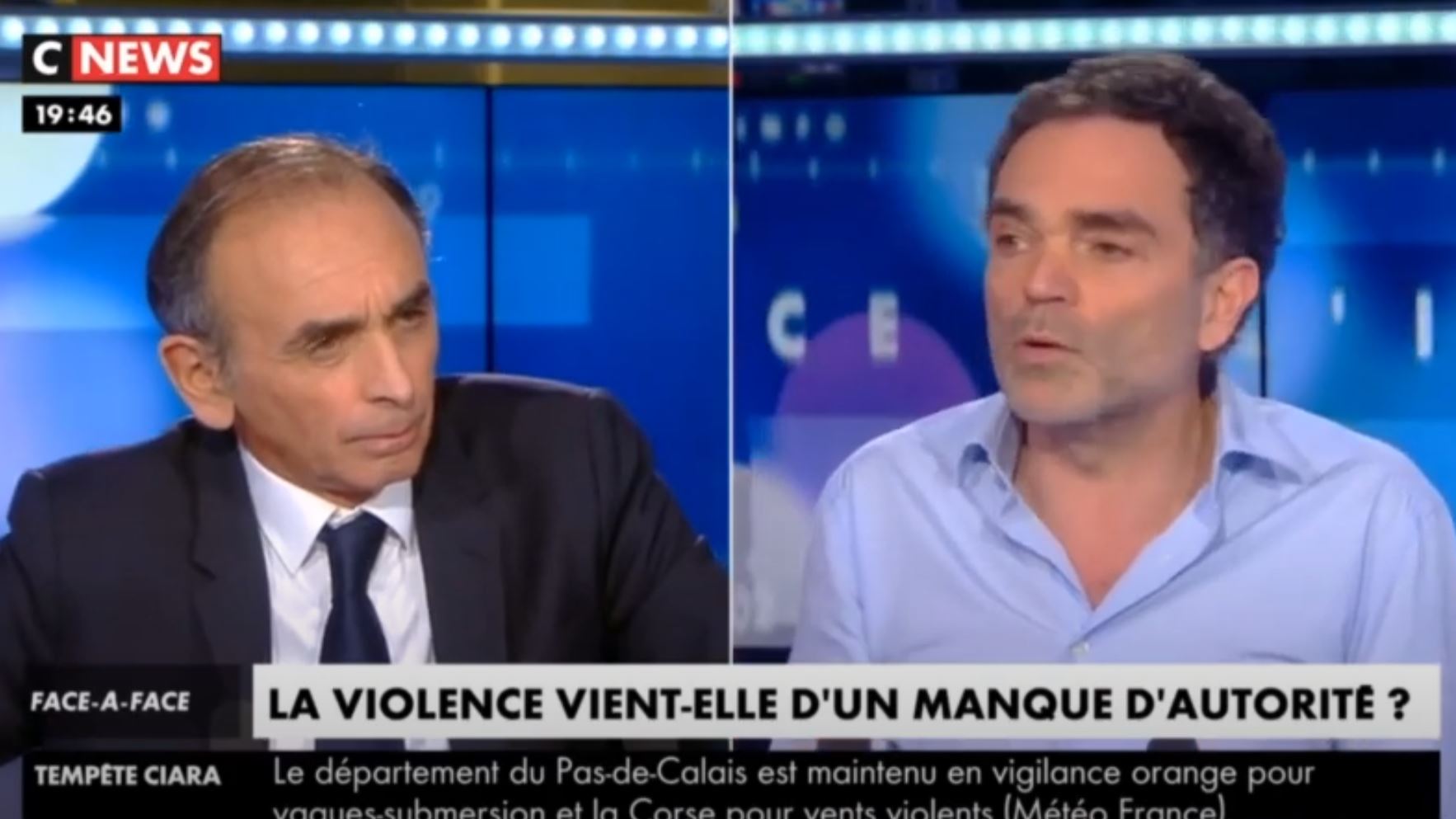 Eric Zemmour face à Yann Moix