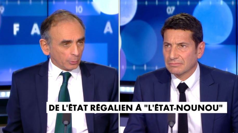 Eric Zemmour face à David Lisnard