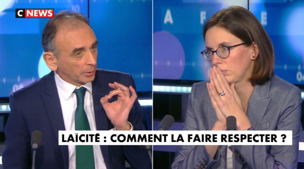 Eric Zemmour face à Amélie de Montchalin