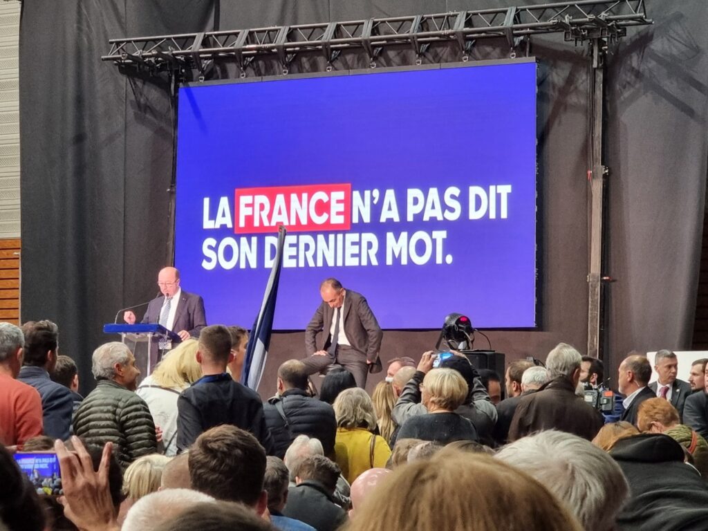 Éric Zemmour en conférence à Charvieu-Chavagneux