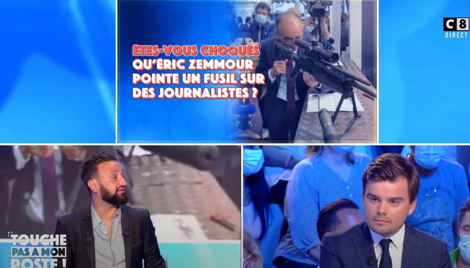 Eric Zemmour pointe des journalistes