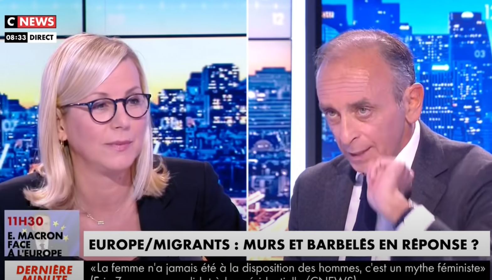 Zemmour invité chez Laurence Ferrari