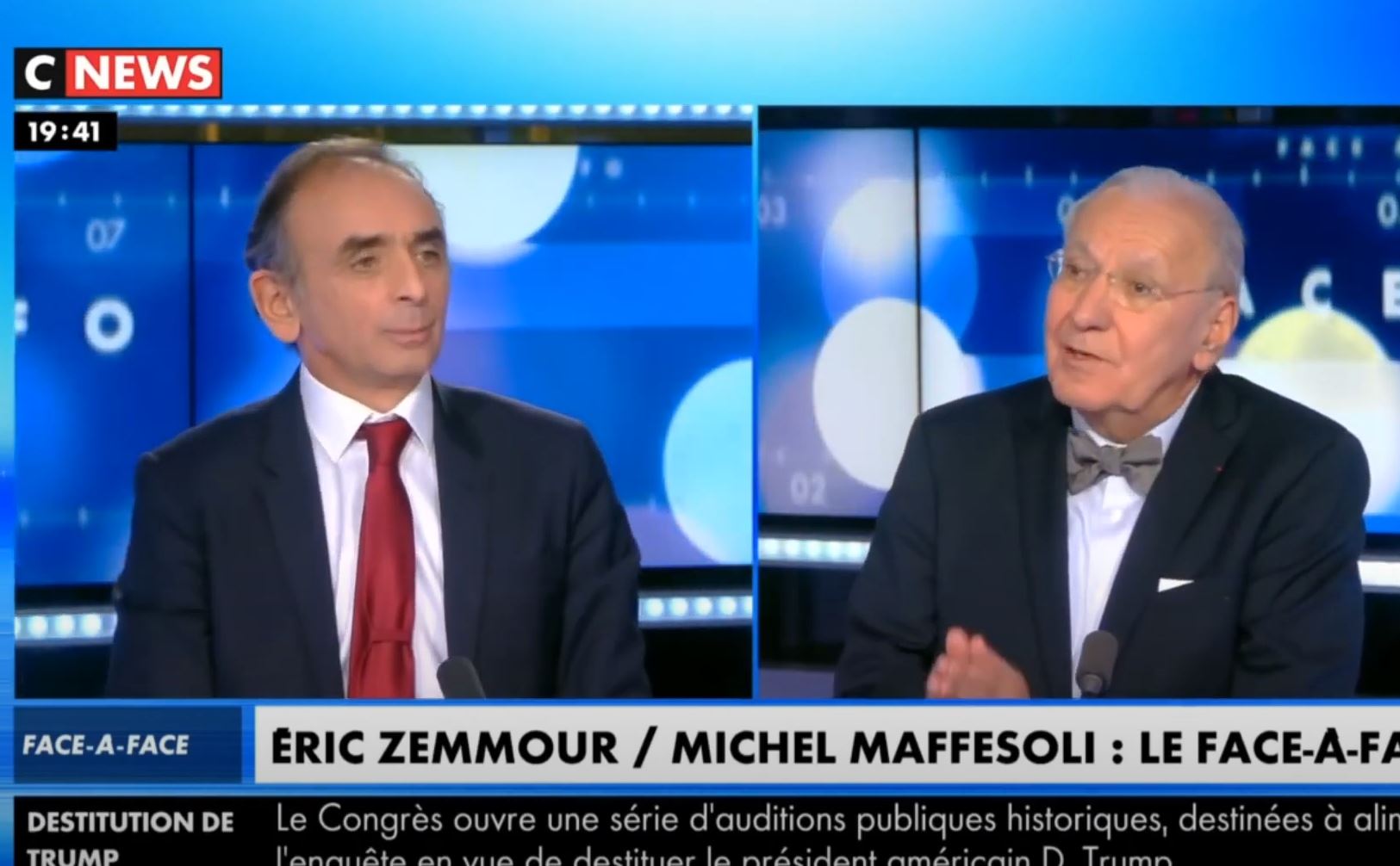 Eric Zemmour face à Michel Maffesoli