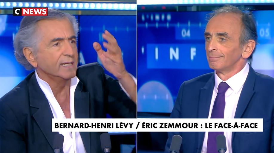 Éric Zemmour face à Bernard-Henri Lévy