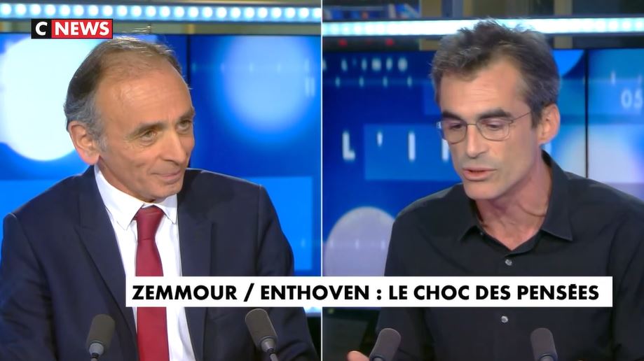 Eric Zemmour face à Raphaël Enthoven