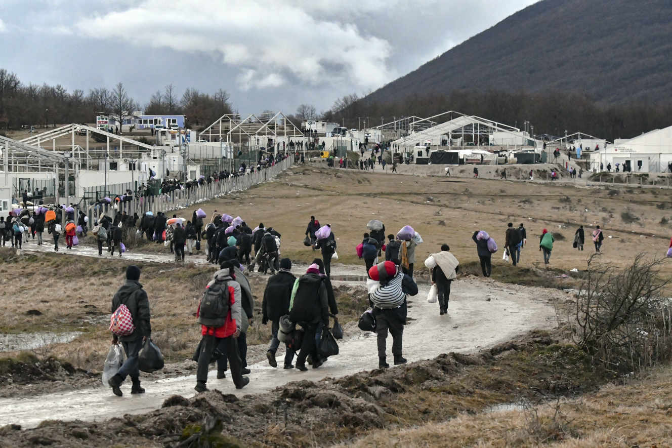 migrants en Bosnie