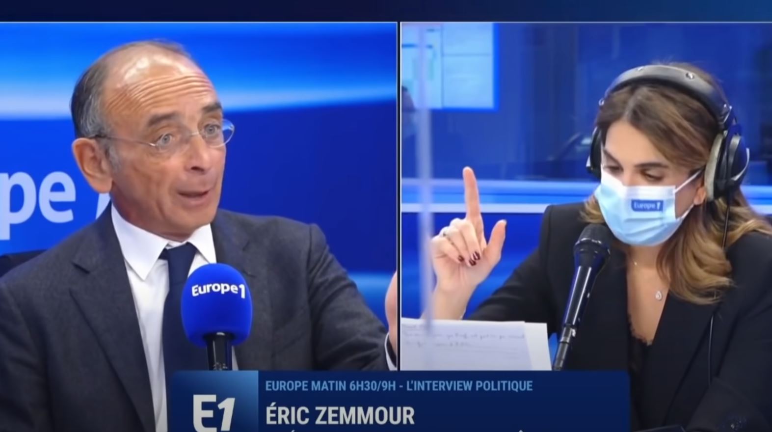 Éric Zemmour invité chez Europe 1
